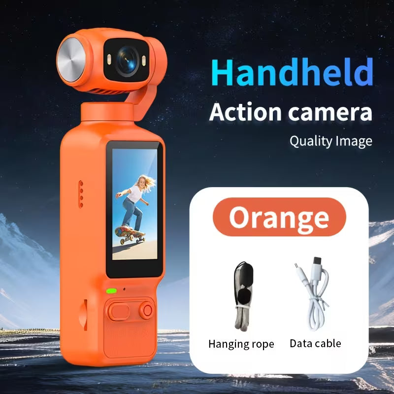 Green Manual Rotatble Lens Action Camera,No Memory Card