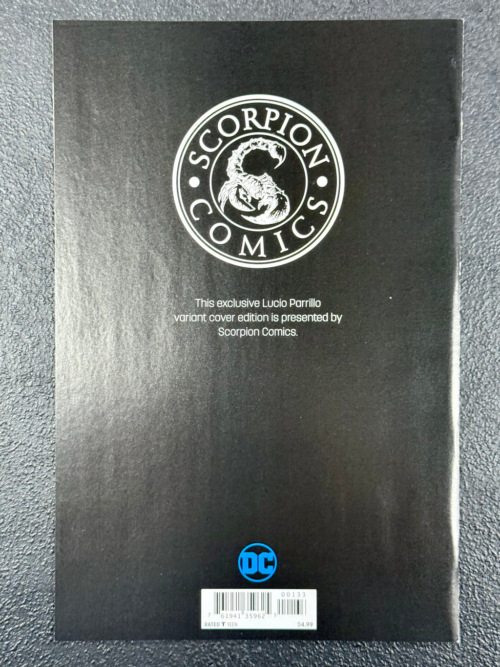Batman #50 Scorpion Comics Lucio Parrillo Cover B B&W Variant DC 2018 Wedding