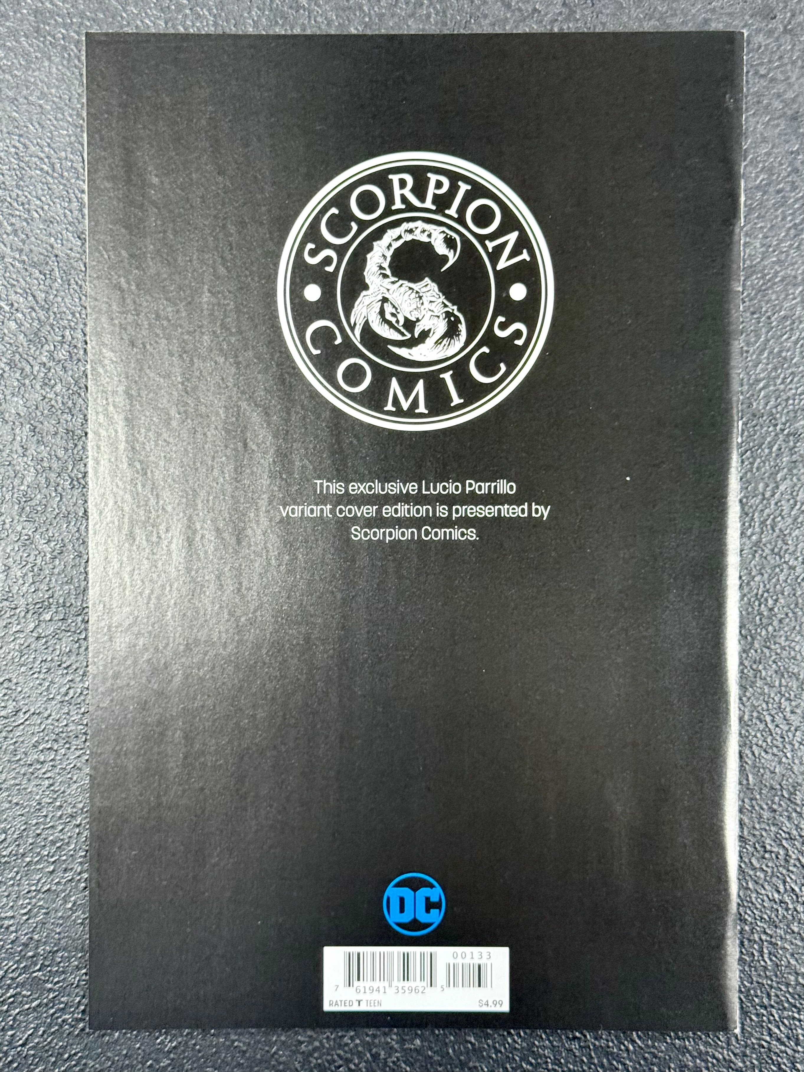 Batman #50 Scorpion Comics Lucio Parrillo Cover B B&W Variant DC 2018 Wedding
