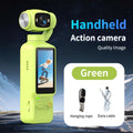 Green Manual Rotatble Lens Action Camera,No Memory Card