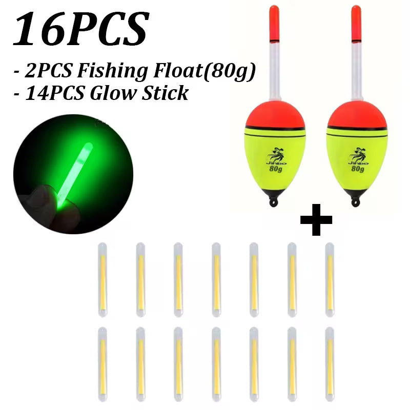 16pcs Big Belly Glow-in-the-Dark Float Set